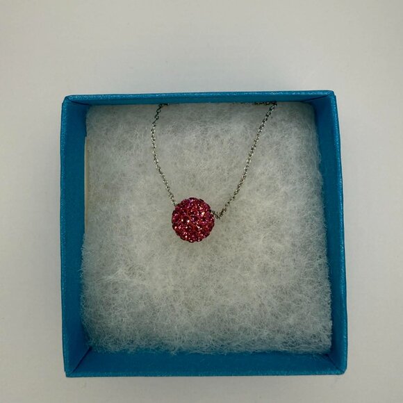 Touchstone Crystal by Swarovski Birthstone Necklace | October | NIB | Rose - Picture 4 of 6